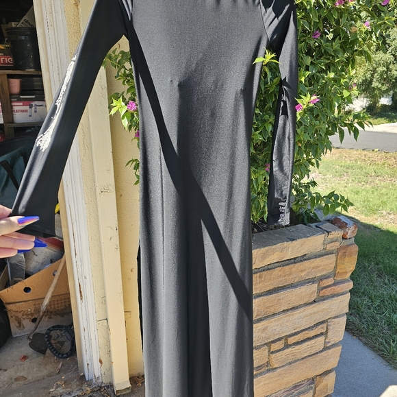GLOW IN THE DARK SKELETON MAXI DRESS - Picture 4 of 8